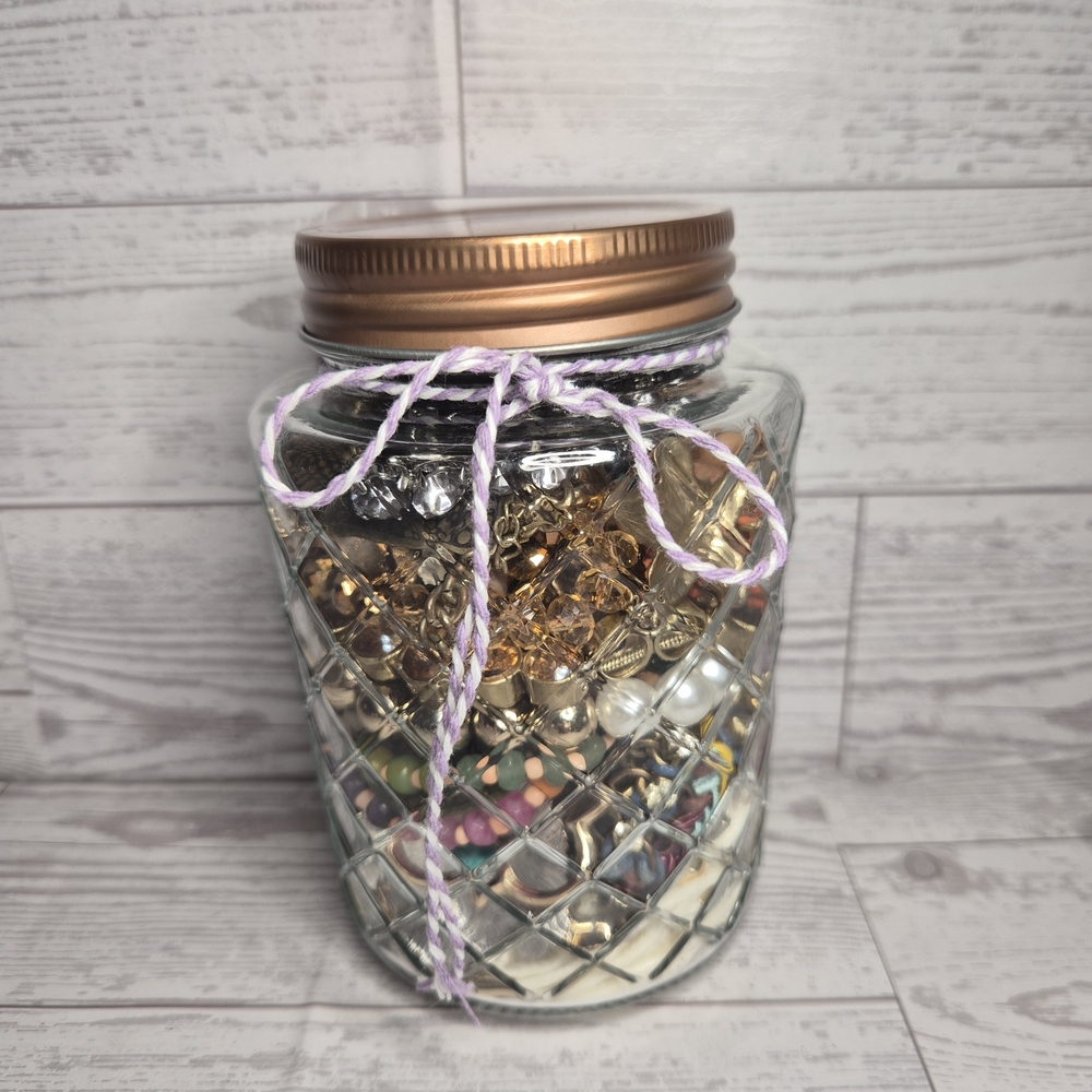 Mystery Jewelry Jar All Is, Wearable, Earrings Come W/pair, And Super Pretty